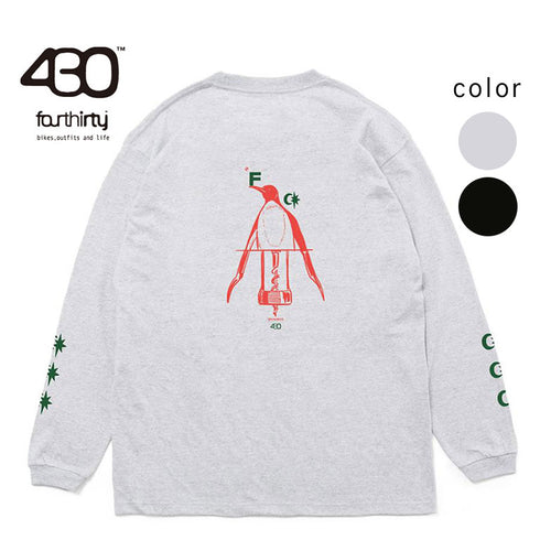 430 fourthirty / NF "FIRST PENGUIN" L/S TEE/ フォーサーティ ファーストペンギンTシャツ